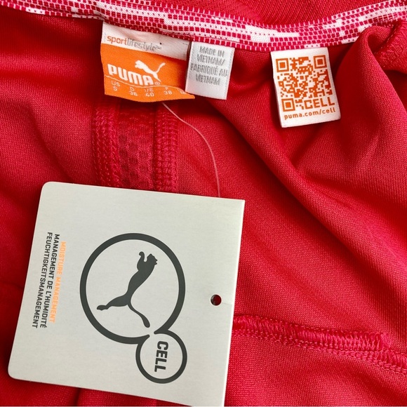 New Hot pink sleeveless dry cell Puma top - Picture 5 of 10